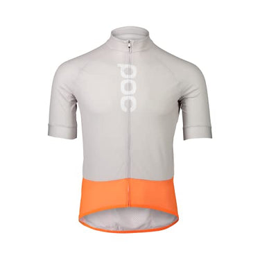 POC Herren M's Essential Road Logo Jersey Fahrradshirt, Granite Grey/Zink Orange, EU im Sale